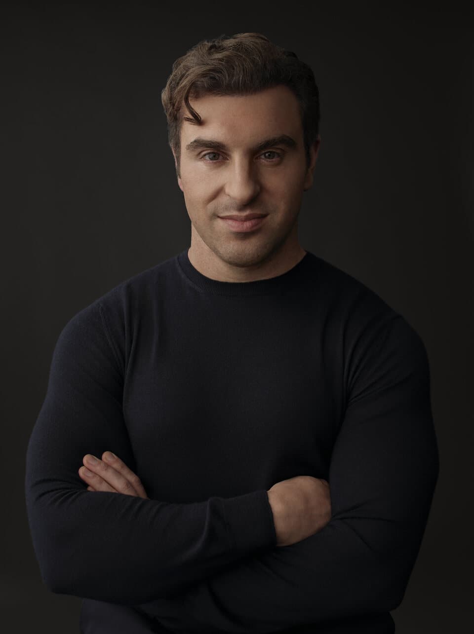 Portrait of Airbnb cofounder Brian Chesky in 2025
