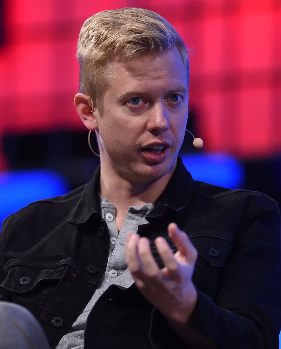 Portrait of Steve Huffman at Web Summit in Lisbon in 2017